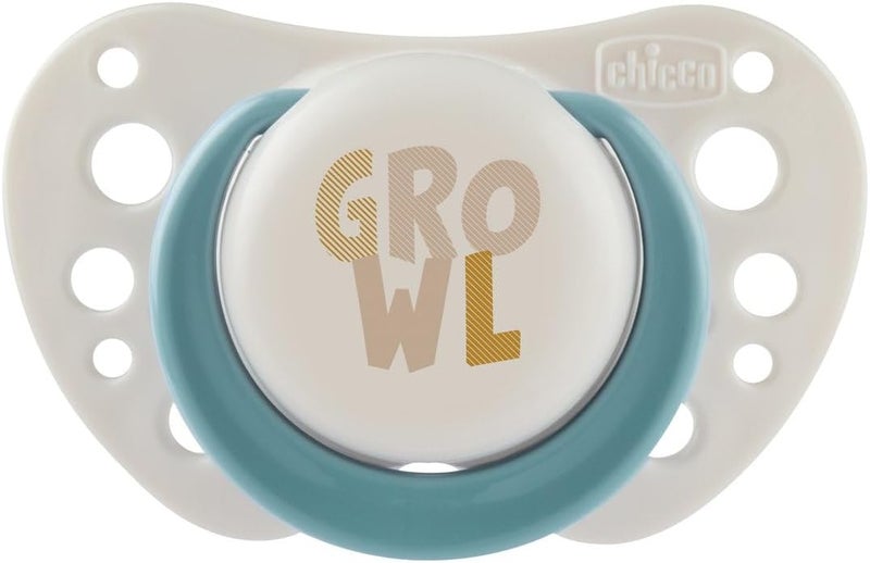 Chicco PhysioForma Air Silicone Soother 2-6m (2 pcs), Blue (Bear-Growl) - Image 3